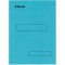 Esselte Boite de 100 Sous-dossiers a   2 Rabats pour Dossiers Armoire et Tiroir 160 g - Bleu