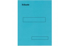 Esselte Boite de 100 Sous-dossiers a   2 Rabats pour Dossiers Armoire et Tiroir 160 g - Bleu