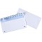 19282 Enveloppe Velin Dl 110 x 220 mm 75 g Fenetre 45 x 100 mm Adhesive Economique Paquet de 50 Blanc