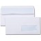 La Couronne Boite de 500 enveloppes 110x220 blanc 80 g a  fenetre 35x100 autocollante