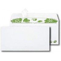 Erapure Boite de 500 enveloppes recyclees extra Blanches Format DL 110x220mm 80g