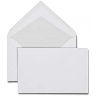 Paquet de 25 enveloppes de visite blanches 90x140 100 g/m² gommees