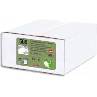 GPV 7856 Boite de 500 enveloppes a  fenetre auto-adhesive 110 x 220 Blanc