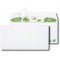 Paquet de 40 enveloppes extra blanches 100% recyclees DL 110x220 80 g/m² bande de protection