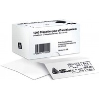 AVERY - Boite de 1000 etiquettes pour machine a  affranchir, 1 de front, Format 155 x 39 mm,