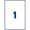 AVERY - (L7167-100) - Boite de 100 etiquettes d'expedition autocollantes, Personnalisables et imprimables, Format 199,6 x 289,1 