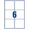 AVERY - (L7166-100) - Boite de 600 etiquettes d'expedition autocollantes, Personnalisables et imprimables, Format 99,1 x 93,1 mm