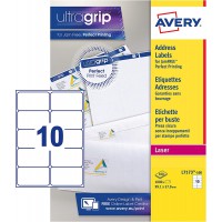 AVERY - (L7173-100) - Boite de 1400 etiquettes d'adressage autocollantes, Personnalisables et imprimables, Format 99,1 x 57 mm, 