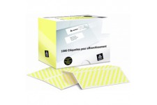 AVERY - Boite de 1000 etiquettes pour machine a  affranchir, 2 de front, Format 140 x 40 mm,