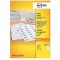 AVERY - Boite de 100 etiquettes autocollantes multi-usages, Format 210 x 297 mm, Impression copieur, (DP001-100)