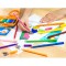 BIC Kids Visa Feutres de Coloriage pour Enfants, Pointe Fine. Couleurs Assorties, Etui Carton de 12 feutres