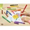 BIC Kids Visacolor XL Feutres de Coloriage a  Pointe Large - Couleurs Assorties, Etui carton de 8