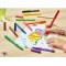 BIC Kids Visacolor XL Feutres de Coloriage a  Pointe Large - Couleurs Assorties, Etui carton de 8