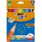 BIC Kids Evolution ECOlutions Crayons de Couleur - Coloris Assortis, Etui Carton de 18 937513