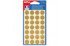 APLI-AGIPA 10077 Pastille Adhesive 15mm Pochette Lot de 112 Rouge