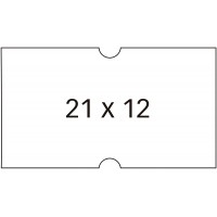 100910 Paquet de 6 rouleaux de 1000 etiquettes Blanc rectangulaires