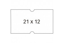100910 Paquet de 6 rouleaux de 1000 etiquettes Blanc rectangulaires