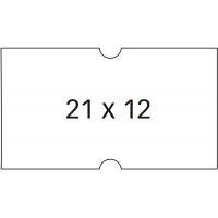 100911 Paquet de 6 rouleaux de 1000 etiquettes Blanc rectangulaire