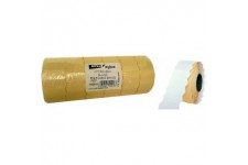 Apli 100916 Lot de 6 Rouleaux de 1500 Etiquettes enlevable sinusoidale 26 x 12 mm Blanc
