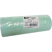 100920 Paquet de 6 rouleaux de 1000 etiquettes Jaunes rectangulaires