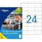 101165 Lot de 2400 Etiquettes DIN A4 multi usage enlevable droits 70 x 37 mm Blanc