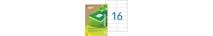 Universelle, Blanc, Recyclé