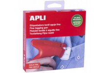 Apli 101546 - Pistolet textile a  aiguille fine - Pistolet etiquettes textile pour tissus fins et delicats. 26 x 12 mm