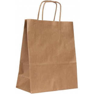 Apli 101645 50 Sacs Kraft, 24cm x 11cm x 31cm, Brun