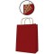 Apli 101648 Lot de 50 Sacs Kraft 35 x 16 x 40 cm Rouge