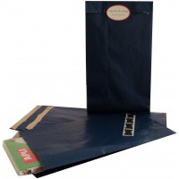 Apli 101654 250 Enveloppes Pochettes Cadeau, 32cm x 18cm x 6cm, Kraft Bleu