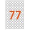 Sachets de 462 etiquettes Gommettes de signalisation Rondes 8mm Rose