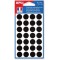 APLI Sachets de 168 etiquettes Gommettes de signalisation Rondes 15 mm Noir