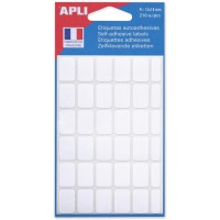 etiquettes multi-usages agipa 111906, 12 x 18 mm, blanches