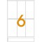 AGIPA ETIQ. BLC 25X50MM 3270241119145 0001
