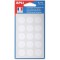 Agipa 111941 Sachet de 105 Pastilles/Etiquette 19 mm Blanc
