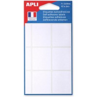 111956 etiquettes multi-usages Blanc 32 x 38 mm