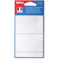 sachets de 14 Etiquettes multifonctions, 50 x 77 mm, blanches