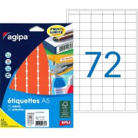 Etui A5 720 etiquettes rouges 16x22 Agipa