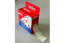 APLI-AGIPA 11753 Pastille Adhesive Diametre 15mm Permanente Lot de 150 Assorties