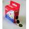 115005 Pastilles adhesives - Diametre de 15 mm, rond, noir