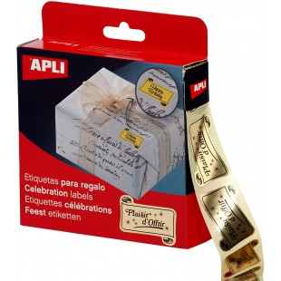 Apli 1000 Etiquettes celebrations 19x34