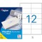Apli 118998 Boite de 1200 Etiquettes multi-usage A4 105 x 48 mm
