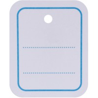 Apli 161022 1000 Etiquettes d'Affichage de Prix Perfore, 39mm x 55mm, Blanc