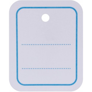 Apli 161022 1000 Etiquettes d'Affichage de Prix Perfore, 39mm x 55mm, Blanc