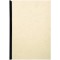 Exacompta 2780C Paquet de 100 couvertures Grain cuir pour reliure A4 Ivoire