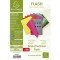 Exacompta - Ref. 150001E - Paquet de 100 sous-chemises FLASH 80 g/m2 aux teintes vives - 100% recyclees et certifiees Ange Bleu 