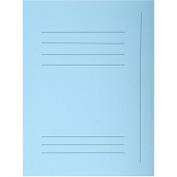 Exacompta - Ref. 235006E - Paquet de 50 chemises rigides imprimees avec 3 rabats SUPER 210 g/m² - couleurs pastel - certifiees P