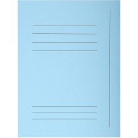 Exacompta - Ref. 235006E - Paquet de 50 chemises rigides imprimees avec 3 rabats SUPER 210 g/m² - couleurs pastel - certifiees P