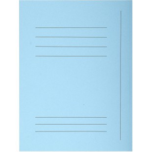 Exacompta - Ref. 235006E - Paquet de 50 chemises rigides imprimees avec 3 rabats SUPER 210 g/m² - couleurs pastel - certifiees P