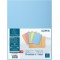 Exacompta - Ref. 348006E - Paquet de 100 chemises semi rigides avec 1 rabat SUPER 160 g/m² - couleurs pastel - chemises certifie